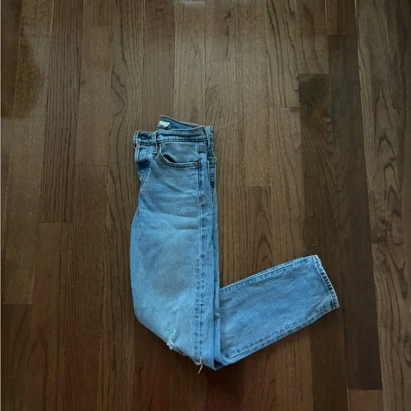 Levi's® Premium WEDGIE STRAIGHT ANKLE WOMEN'S JEANS size 23 - Picture 3 of 10